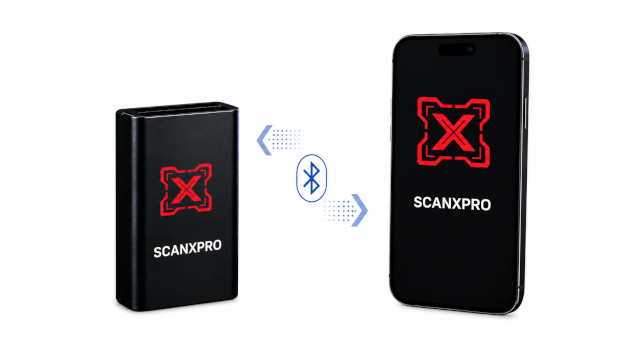 Приложение SCANXPRO и устройство с подключением по Bluetooth